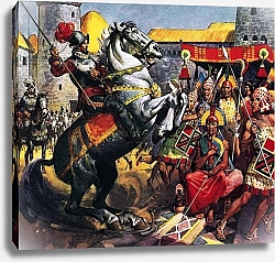 Постер МакКоннел Джеймс The Spaniard and the Inca Chief