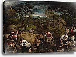 Постер Бассано Якопо Harvest,, 1576