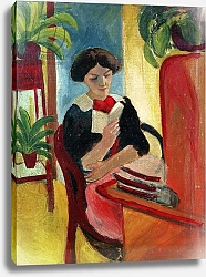 Постер Макке Огюст (Auguste Maquet) Elizabeth Reading
