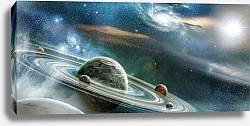 Постер Кольца вокруг планеты