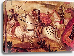 Постер Тинторетто Джакопо Detail of a cavalryman from Crucifixion