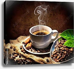 Постер Ароматный вкусный кофе