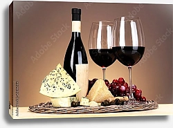 Постер Вино и сыр