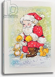 Постер Мэттьюз Диана (совр) Father Christmas with Animals