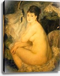 Постер Ренуар Пьер (Pierre-Auguste Renoir) Обнаженная на кушетке