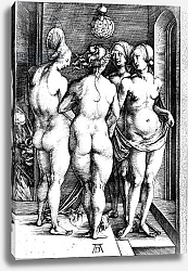 Постер Дюрер Альбрехт The Four Witches, 1497