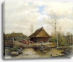 Постер Брюллов Павел Весна. 1875