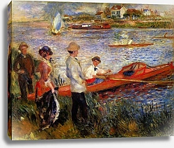 Постер Ренуар Пьер (Pierre-Auguste Renoir) Гребцы в Шату