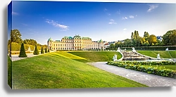 Постер Австрия, Вена. Schloss Belvedere