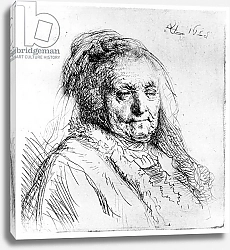 Постер Рембрандт (Rembrandt) Portrait of the artist's mother, 1628