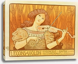 Постер Бертон Пол Leçons de Violon