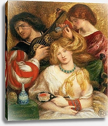 Постер Розетти Данте No.1148 Morning music, 1864