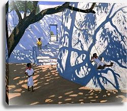 Постер Макара Эндрю (совр) Girl on a Swing, India, 2000