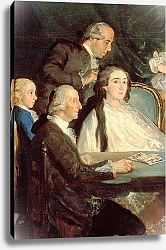 Постер Гойя Франсиско (Francisco de Goya) The Family of the Infante Don Luis de Borbon, 1783-84 2