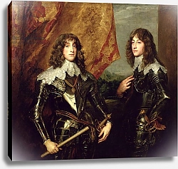 Постер Дик Энтони Prince Charles Louis Elector Palatine and his Brother, Prince Rupert of the Palatinate, 1637