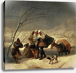 Постер Гойя Франсиско (Francisco de Goya) The Snowstorm, 1786-87
