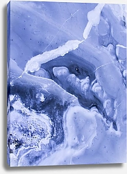 Постер Узоры льда и снега замерзших водоемов