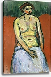 Постер Явленский Алексей Seated Female Nude, c.1910
