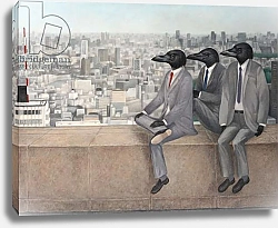 Постер Айда Эмико (совр) Three crow, 2010,
