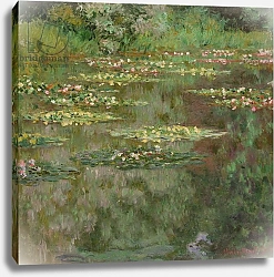 Постер Моне Клод (Claude Monet) Waterlilies or The Water Lily Pond 1904