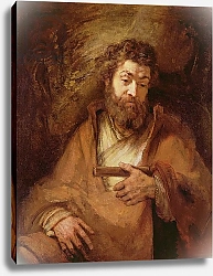 Постер Рембрандт (Rembrandt) The Apostle Simon, 1661