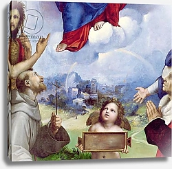 Постер Рафаэль (Raphael Santi) The Foligno Madonna, c.1511-12 1