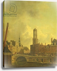 Постер Школа: Голландская 18в. Utrecht Street Scene