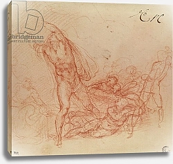 Постер Микеланджело (Michelangelo Buonarroti) The Resurrection of Christ, c.1536-38