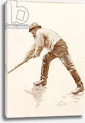 Постер Хеми Чарльз Study of a Fisherman at Work