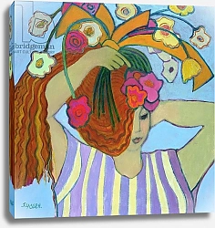 Постер Лассен Жанетт (совр) Flowers in Her Hair, 2003-04