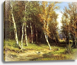Постер Шишкин Иван Лес перед грозой 1872