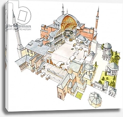 Постер Азнар Ценамор Фернандо Hagia Sophia. Istanbul, Turkey