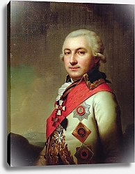 Постер Школа: Русская 18в. Portrait of Admiral Jose de Ribas, after 1796