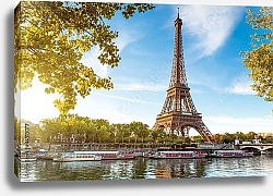 Постер Париж, Эйфелева башня