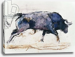 Постер Адлингтон Марк (совр) Charging Bull, 1998
