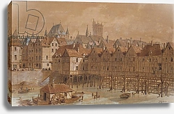 Постер Хоффбауер Теодор The Grand Chatelet and the Pont aux Meuniers