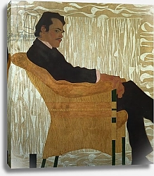 Постер Шиле Эгон (Egon Schiele) Portrait of Hans Massmann, 1909