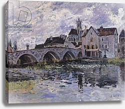 Постер Сислей Альфред (Alfred Sisley) The Bridge of Moret-sur-Loing, 1887