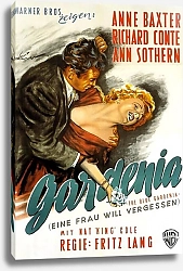 Постер Film Noir Poster - Blue Gardenia, The