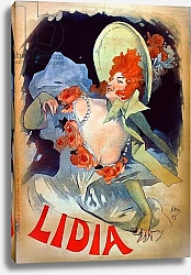 Постер Шере Жюль 'Lidia', 1895