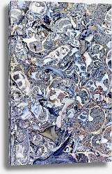 Постер Текстура серо-голубого минерала