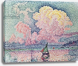 Постер Синьяк Поль (Paul Signac) Antibes, the Pink Cloud, 1916