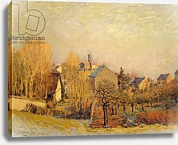 Постер Сислей Альфред (Alfred Sisley) Frosty Morning in Louveciennes, 1873