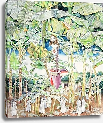 Постер Рив Джеймс (совр) Miraculous Vision of Christ in the Banana Grove, 1989
