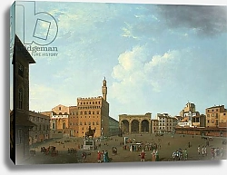 Постер Пэтч Томас View of the Piazza della Signoria, Florence
