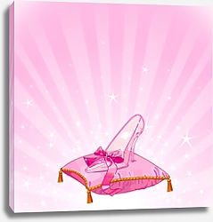 Постер Розовая туфелька принцессы