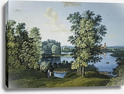 Постер Щедрин Семен Вид Большого пруда в Царскосельском парке