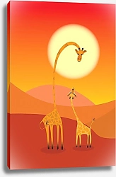 Постер Жирафы
