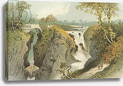 Постер Школа: Английская 19в. Rumbling Bridge & Falls of the Braan - Near Dunkeld