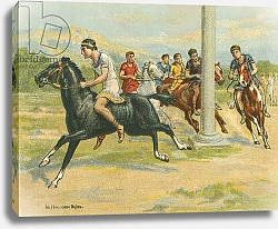 Постер Байлс Уильям Races Historic and Modern, Greek Horse Races